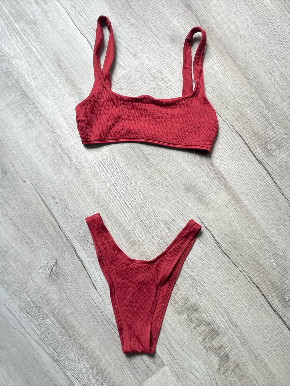 aerie Deep Raspberry Bikini Set